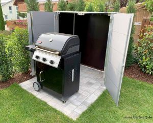 VA ; UE ; MG ; Der feste Gasgrillunterstand als Grillabdeckung