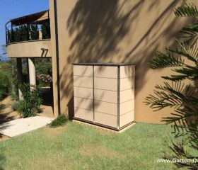 Der hochwertige kleine Design Gartenschrank