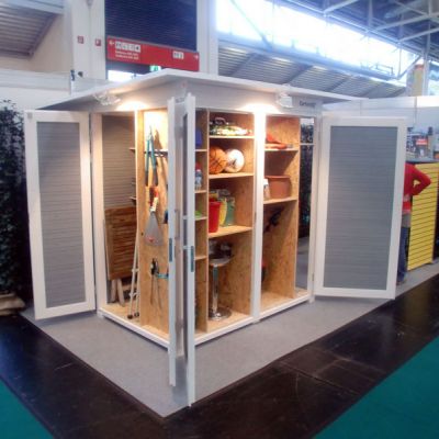 modernes Gartenhaus holz gr