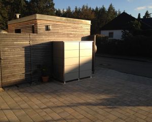 Die kleine Mülltonnenbox modular erweiterbar