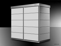 gartenschrank dachbegruenung
