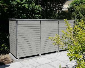 Mülltonnenbox aus Beton