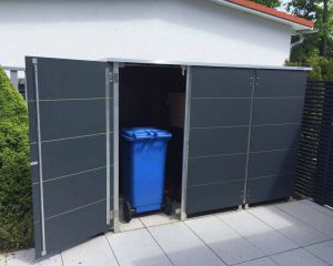 Mülltonnenboxen für 240 Liter Tonnen in anthrazit