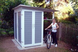 gartenhaus fahrrad
