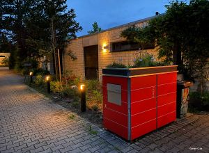 muelltonnenhaus-salzhaltige Meeresluft