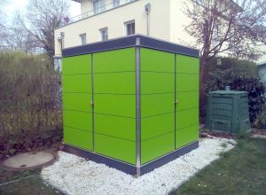 Der Outdoor Schrank als Würfel
