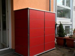 TR ; GH ; CR Die wetterfeste Kissenbox für Polster und Sitzauflagen auf Ihrer terrasse