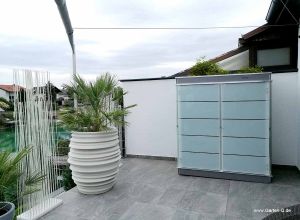 Schicke Gartenbox für die Terrasse