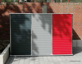 Das Gartenhaus für die Schule aus wetterfestem HPL
