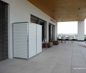 Moderner Outdoorschrank für Dachterrassen