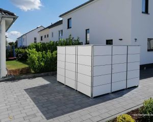 Die Fahrradbox als moderner Unterstand