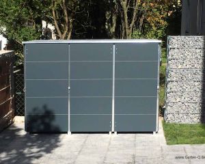 Fahrradunterstand in Anthrazit