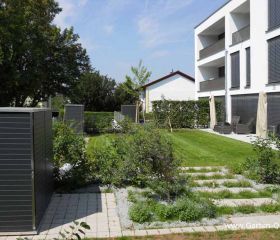 Das moderne Gartenhaus für Wohnanlagen