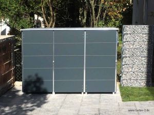 Fahrradunterstand in Anthrazit