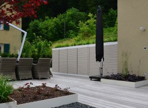 Kombination aus mehreren outdoor-schränken