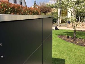 PU ; GH ; AG ; Das variable Gartenmhaus für kleine Gärten