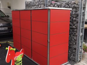 DTx ; GH ; UP ; der wetterfeste Gartetenschrank für die Terrasse