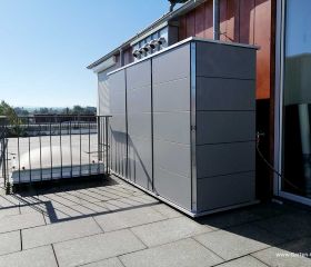 Der wetterfeste Schrank für Ihre Dachterrasse