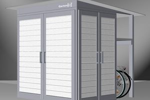 Gartenhaus Pultdach