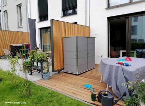 Hochwertige Kissenbox für die Terrasse