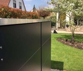PU ; GH ; AG ; Das variable Gartenmhaus für kleine Gärten