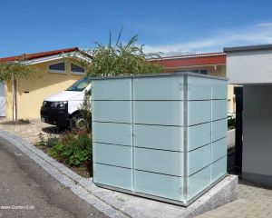 PU ; GH ;  GL ; Das kleine Gartenhaus in Glas