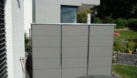 Tx ; GH ; MG ; moderner Gartenschrank für die Terrasse