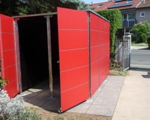 Der moderne Fahrradunterstand für den Vorgarten