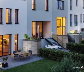 Das moderne Gartenhaus für Reihenhäuser