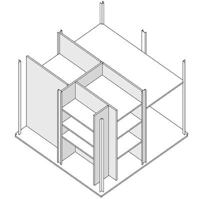 gerätehaus klein und strukturiert