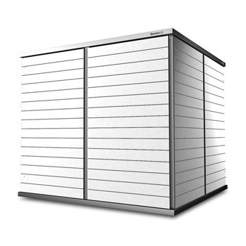 Gartenschrank weiss