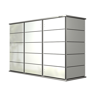 Terrassenschrank aus Glas