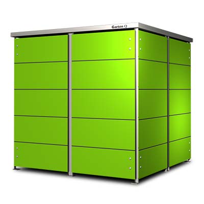 Mülltonnenbox würfel für 4 Tonnen bis 240 Liter