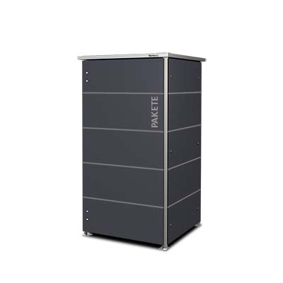 Paketbox wetterfest aus HPL Trespa