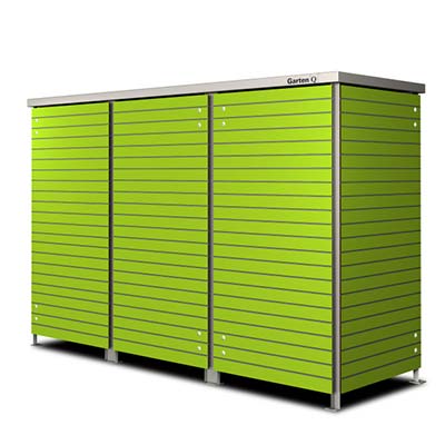 Mülltonnenbox Lime-green