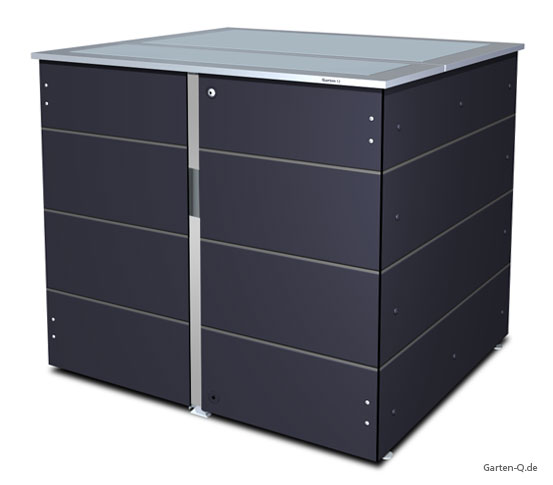 Moderne Müllcontainerboxen für 1100 Liter Rollcontainer