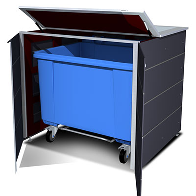 Die moderne Design Müllcontainerbox