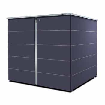Müllcontainerbox in Anthrazit RAL 7016
