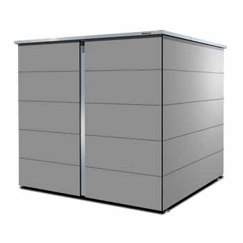 Müllcontainerbox in grau
