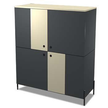 Der Outdoor-Schrank für den Balkon