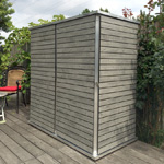 gartenschrank holz kl