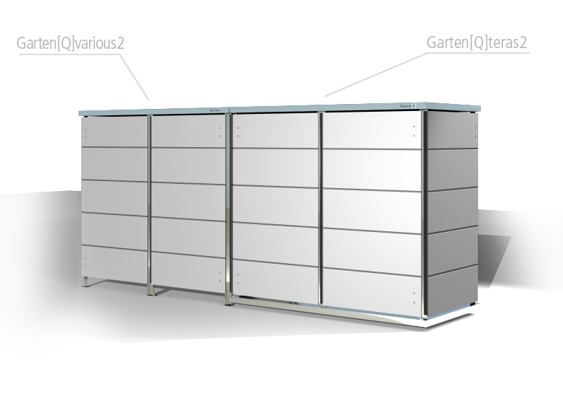 Pooltechnikschrank und Gartenschrank kombiniert