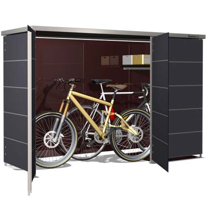 die moderne und wetterfeste Fahrradbox