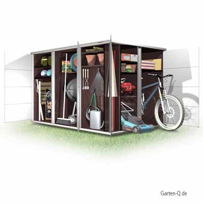 Geräteschuppen für Fahrräder