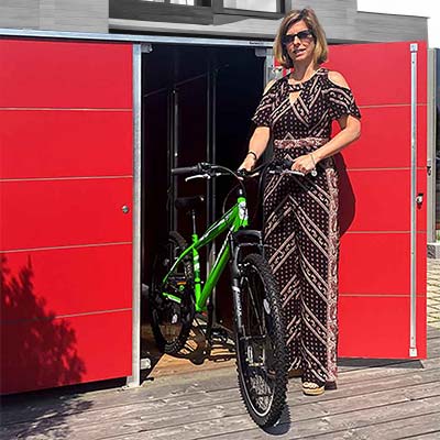 Kaufen Sie eine wetterfeste Fahrradbox