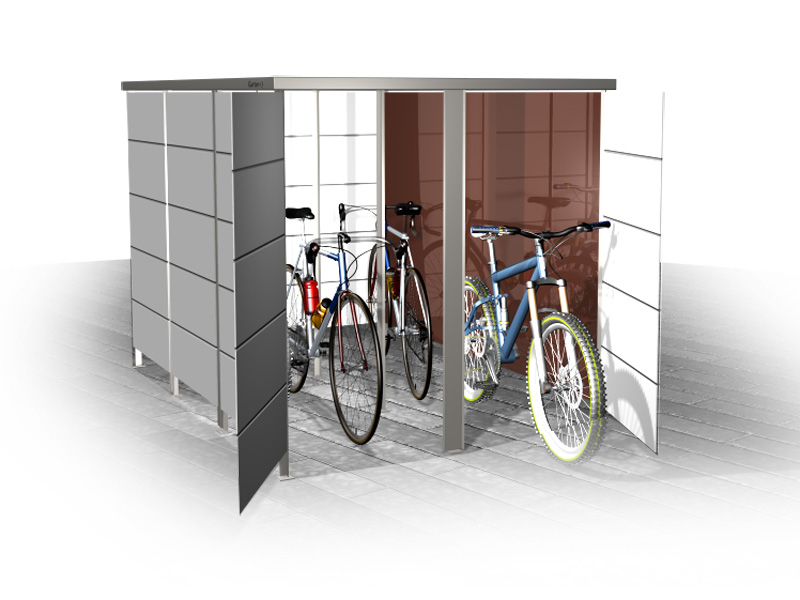 Design Fahrradgarage und Unterstände