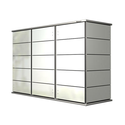 Terrassenschrank aus Glas