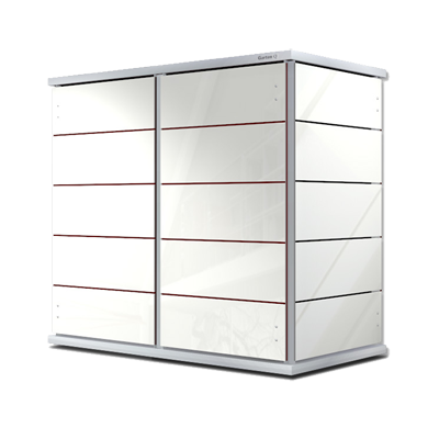 Glasschrank für Dachterrassen