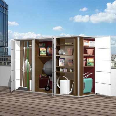 Der ideale Schrank für die Dachterrasse