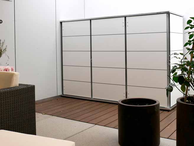 Gartenschrank modern